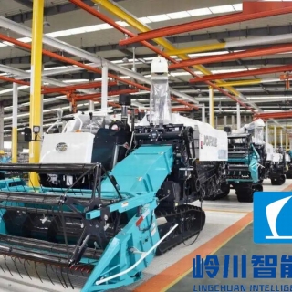 收获机生产流水线